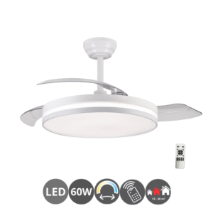 Ventilador TIFÓN blanco (13 - 20m²)