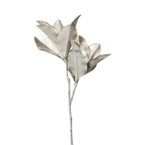 Flor artificial MAGNOLIA champagne 75cm