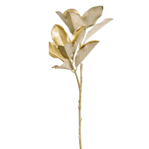 Flor artificial MAGNOLIA oro 75cm
