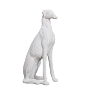 Figura GALGO blanco 42x78cm