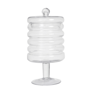 Bombonera 38,5cm cristal transparente