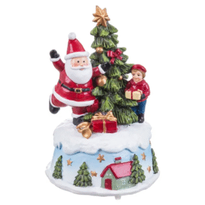 Figura musical PAPA NOEL 11x15cm