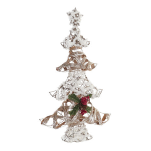 Árbol de Navidad led RATÁN 56cm a pilas