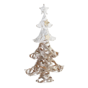 Árbol de Navidad led RATÁN 56cm a pilas