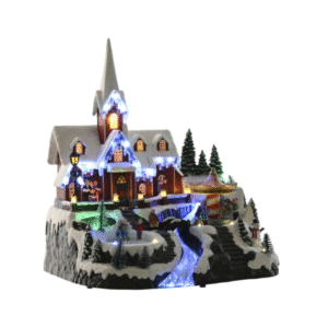 Ciudad led MOVIMIENTO MUSICAL 33x38cm