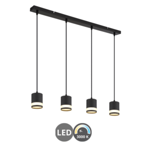 Lámpara led LUCERO 28w negro