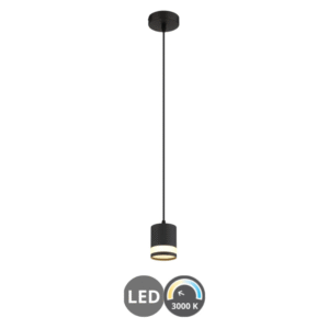 Lámpara led LUCERO 7w negro