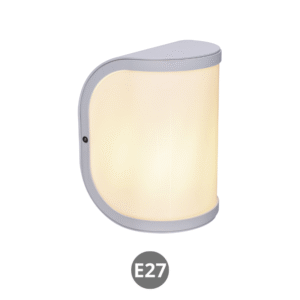 Aplique para exterior SEGGA E27 blanco