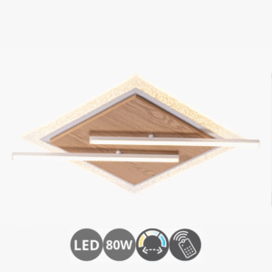 Plafón KRONOS CCT blanco madera