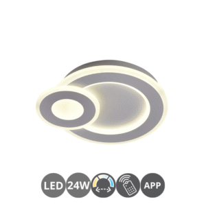 Plafón AROS MINI 24w blanco