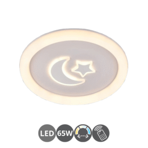 Plafón led MOON 65w blanco