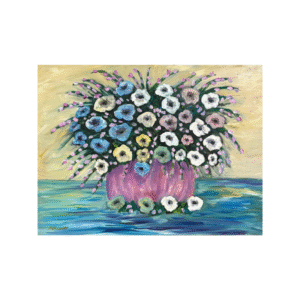 Cuadro JARRON DE FLORES Carlos Altisent 45x60cm