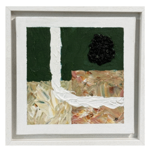 Cuadro COLLAGE VERDE Carlos Altisent 24×24cm