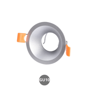 Empotrable fijo LIVING GU10 plata