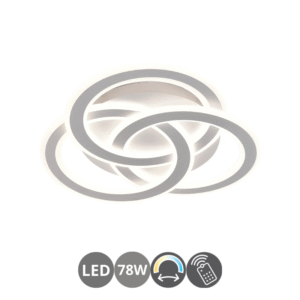 Plafón led ELISE 35 78w con mando