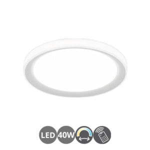 Plafón led SIDE 40 40w con mando