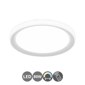 Plafón led SIDE 50 80w con mando