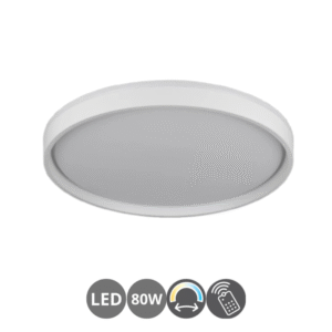 Plafón led KITE 50 80w con mando