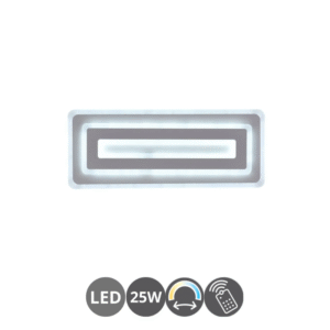 Plafón led KAPAS MINI 27 25w con mando