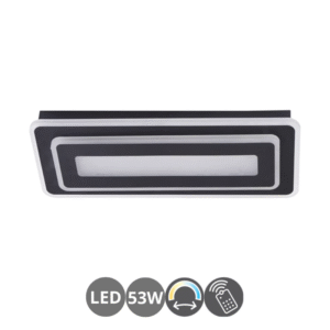 Plafón led KAPAS 40 53w con mando