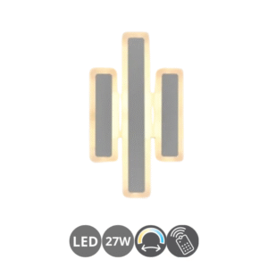 Plafón led RAS 27w con mando