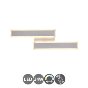 Plafón led OTAWA 60w con mando