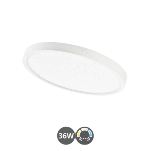 Plafón led ZOOM 36w 40cm blanco