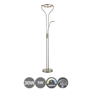 Pie salón led SMEAGOL con lector cuero