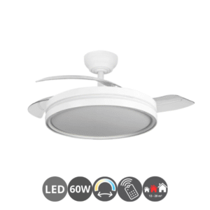 Ventilador CAPITAN 107cm blanco