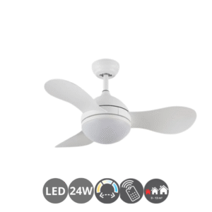 Ventilador SOLIDO 91cm blanco