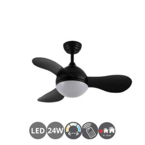 Ventilador SOLIDO 91cm negro