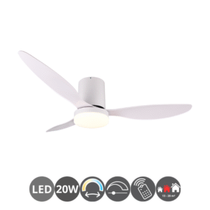 Ventilador GOTEBORG 132cm blanco