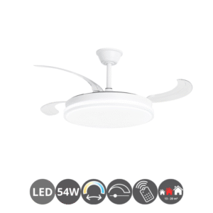 Ventilador ZERO 107cm blanco