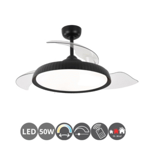 Ventilador KANT 107cm negro