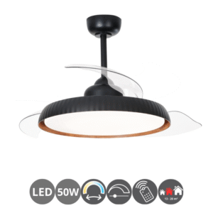 Ventilador KANT 107cm negro nordik