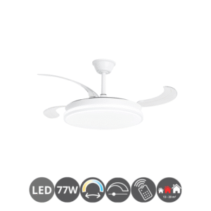 Ventilador MINI ZERO 91cm blanco