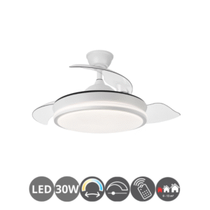 Ventilador MINI XALOC 91cm blanco