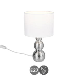 Sobremesa LOVA E27 plata