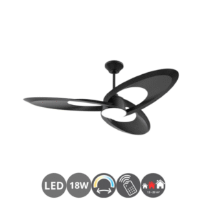 Ventilador TARAZONA 136cm negro