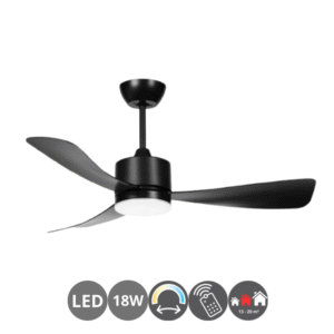 Ventilador YESTE 106cm negro