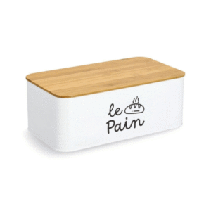 Caja portapan con tapa