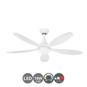 Ventilador TOBARRA 132cm blanco