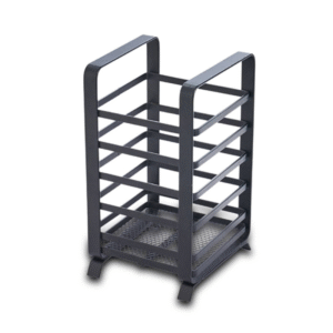 Portacubiertos acero negro