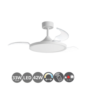 Lámpara-ventilador CORFU blanco