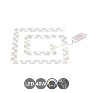 Recambio placa led CCT 40w con mando a distancia