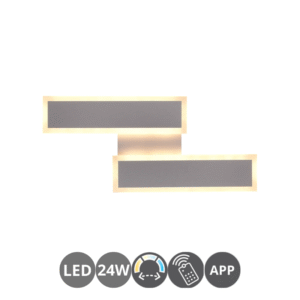 Plafón led OTAWA 40w con mando y APP