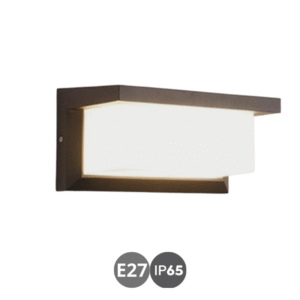 Aplique exterior ERLO negro