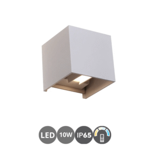 Aplique exterior ORION 10 watts CCT blanco