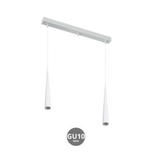 Lampara colgante KONO MINI 2x GU10 mini blanco