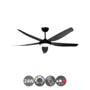 Ventilador ALTEA 142cm negro